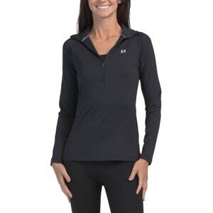 UNDER ARMOUR Black Fleece Lined Authentics Half-zip Top